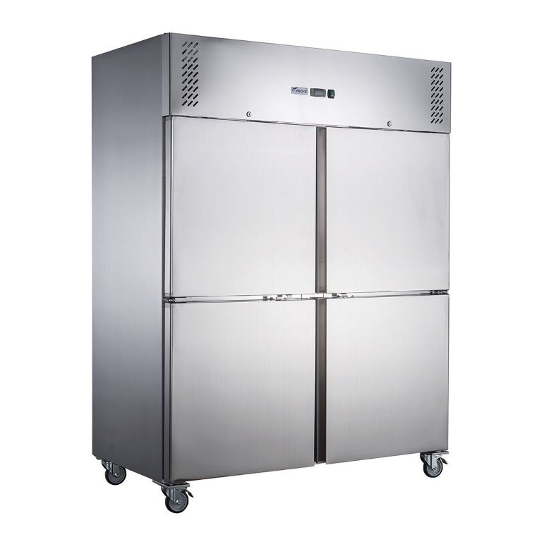 1410L S/S Four Door Upright Freezer