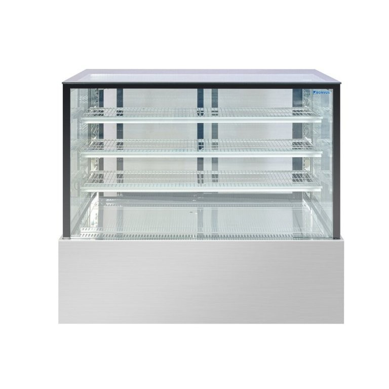 <p>Squared Glass Cold Deli Showcase</p>