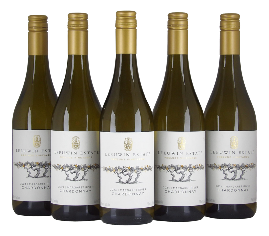 Leeuwin Estate Prelude Chardonnay 2024 (5x 750mL), Margaret River.
