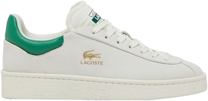 LACOSTE Men's Baseshot Premium 224 2 SMA Sneaker, Size US9 / EU42, White/Gr