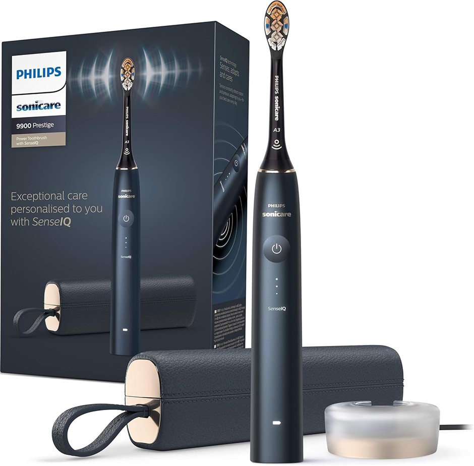 PHILIPS Sonicare 9900 Prestige Power Toothbrush with SenseIQ, Our most adva