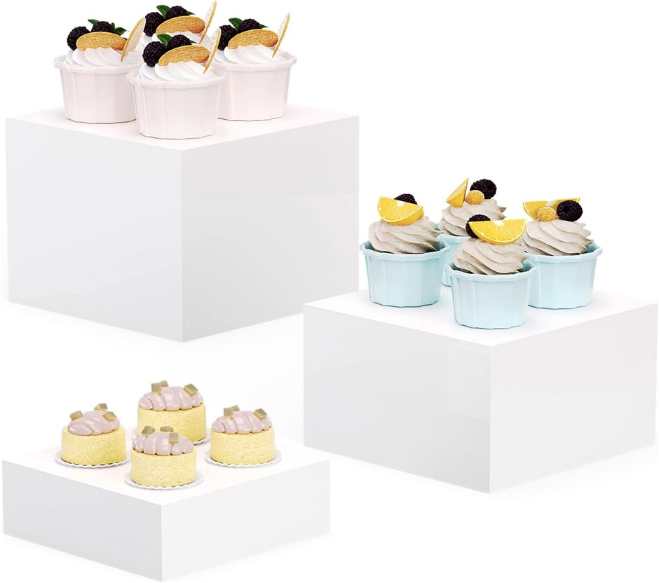 LUOBAO 3 Steps Acrylic Display Risers