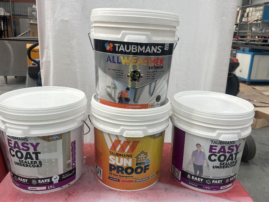 Taubmans Paint Bundle – 4 x 15L Pails (Exterior & Preparation Products)<
