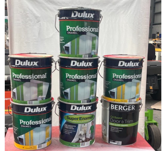 <p>7 x 10L Assorted Dulux & Berger Paint Products</p>