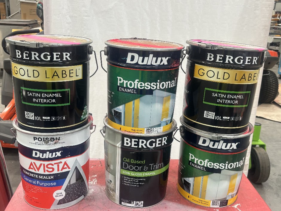 6 x 10L Assorted Premium Paint & Surface Coating Products