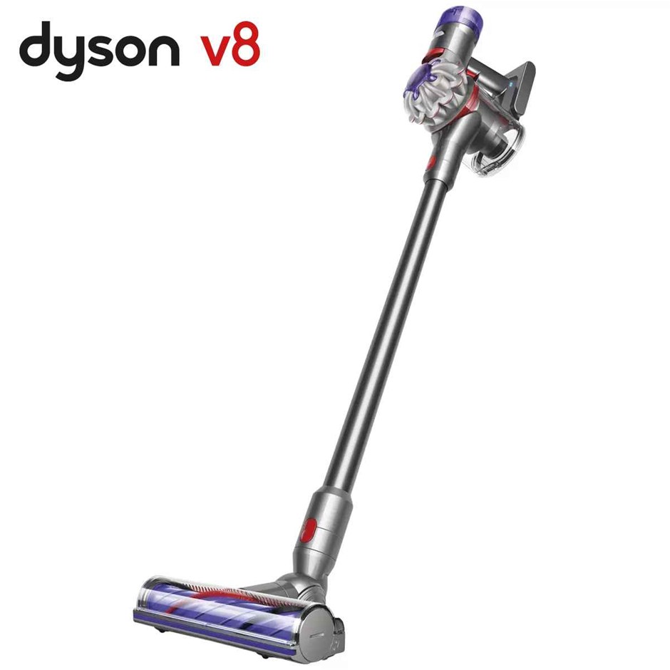 DYSON V8 Handstick Vacuum With Accessories, Grey Silver/Nickel, Model 39443