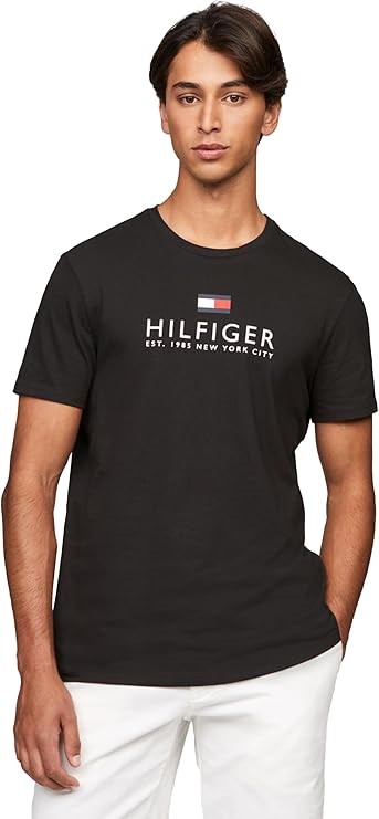 TOMMY HILFIGER Men's IM Nathan T-Shirts, Size S, Dark Sable, 78J6953. RRP: