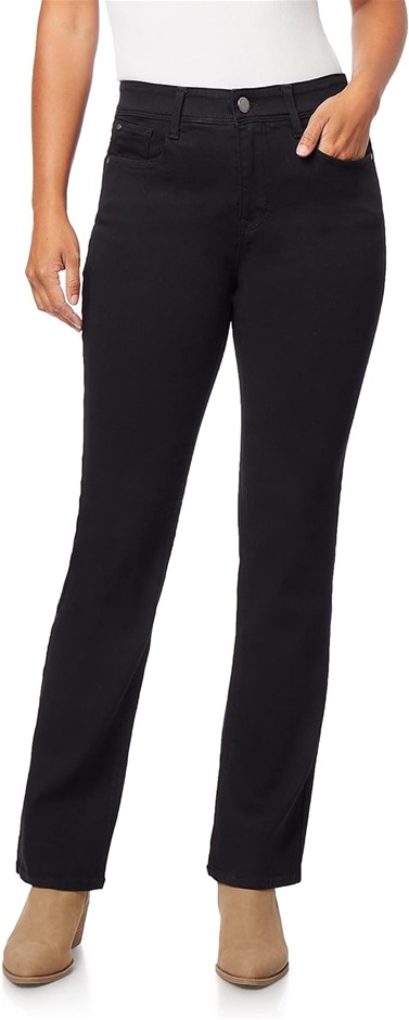 ANGELS FOREVER YOUNG Women's 360 Sculpt Bootcut Jeans, Size 12 Short, Onyx,