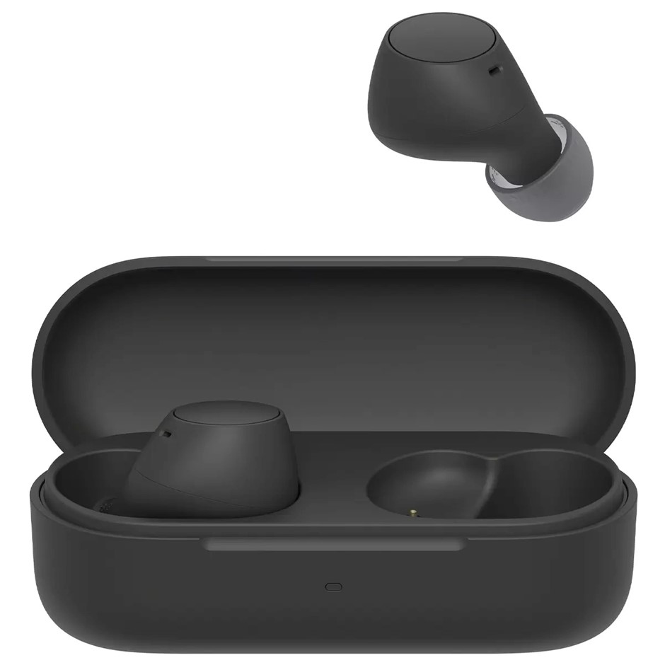 SONY Ultra Compact True Wireless Earbuds Black WFC510B. N.B: Damaged packag
