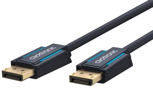 CLOICKTRONIC Ultra High Speed 8K 60Hz Male to Male 1.4 Display Port, 5 Metr
