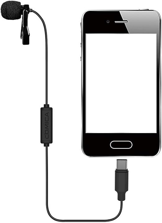COMICA CVM-V01SP UC Clip-on Mic Omni Condenser for Video Recording Studio N