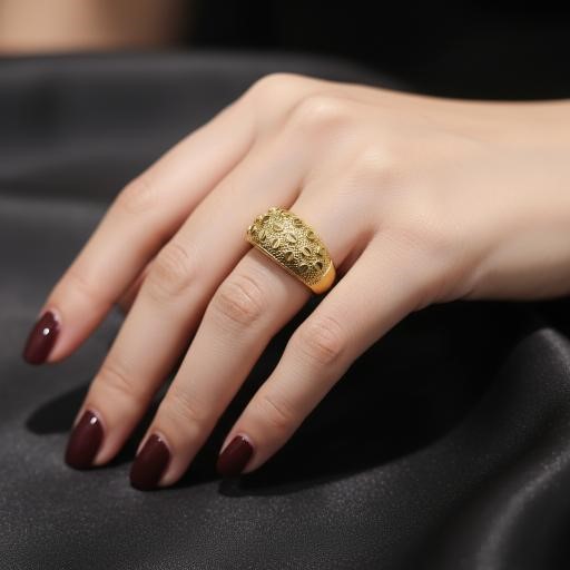 22K/Italy Yellow Gold Filled Ring(stamped 22K/Italy)Warranty Quality