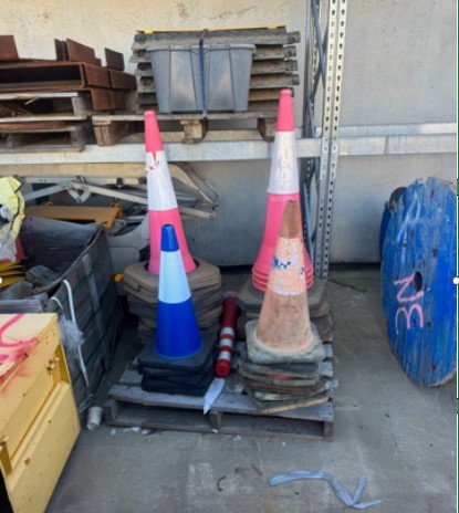 <p>Traffic Cone Skid</p>