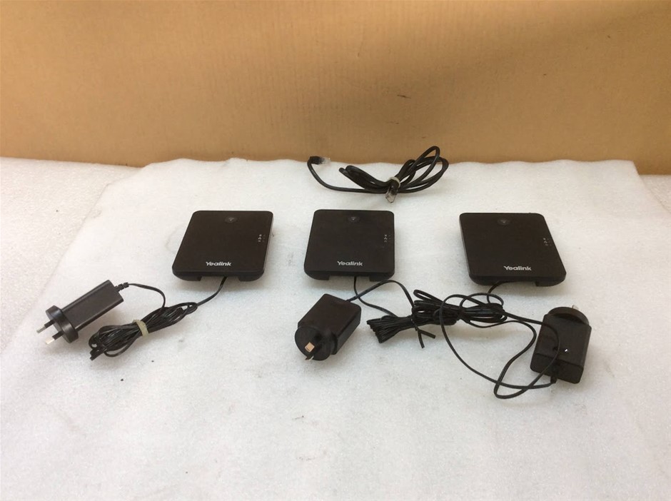 Yealink W70B Dect IP Base Station (Lot of 3)