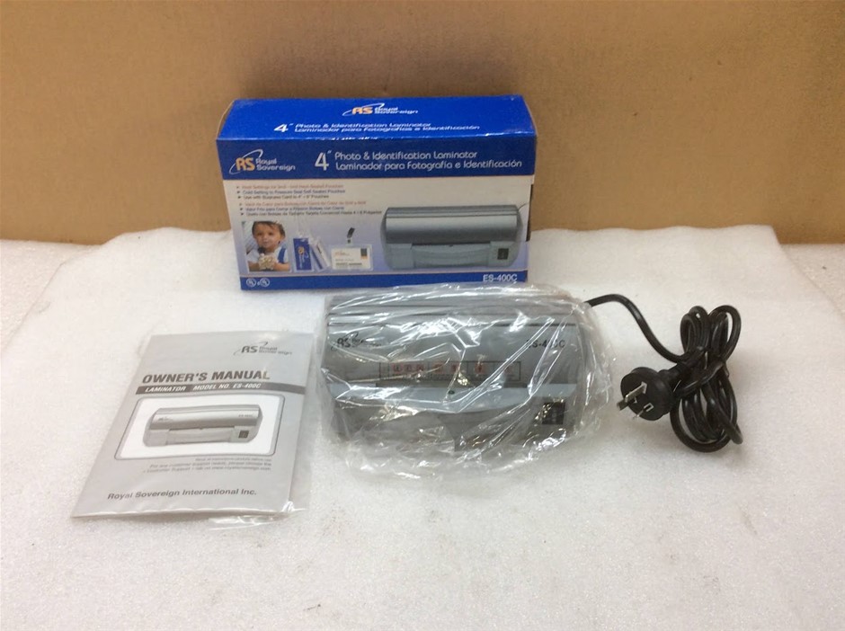 Royal Sovereign ES-400C Photo & Identification Laminator - New Unboxing