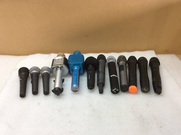 Pure Acoustics Mixed Brand and Model Microphones (Lot of 12)