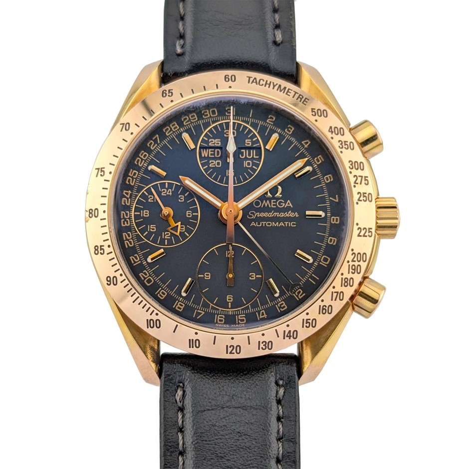 OMEGA SPEEDMASTER DAY-DATE AUTOMATIC 39MM RED GOLD 3623.50.01 BXP