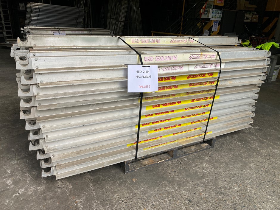 Bundle of Aluminium Scaffold Half Decks