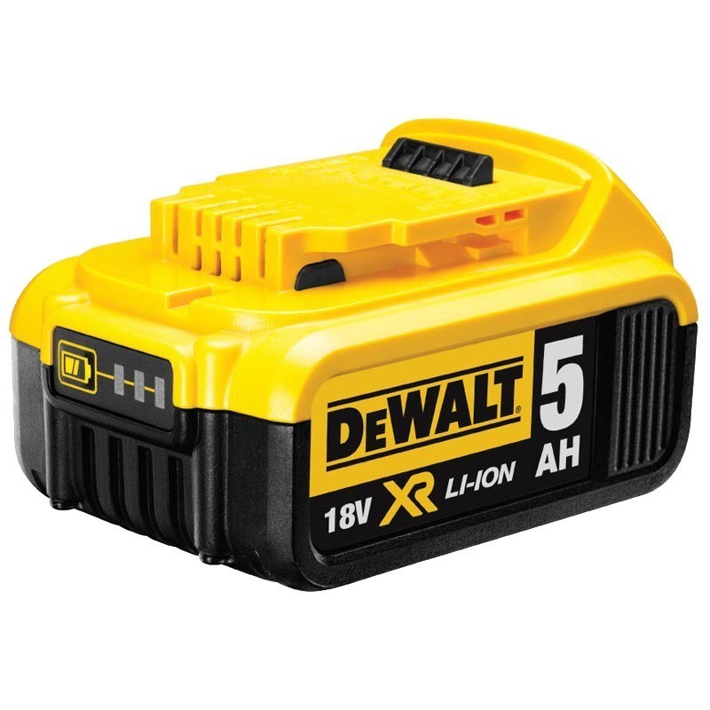 5 x DeWALT 18V 5.0Ah XR Li-Ion Cordless Slide Batteries. NB: Not Working, H