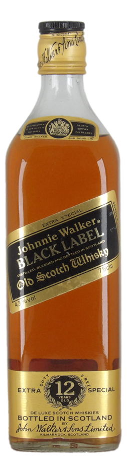 Johnnie Walker Black Label 12YO (1x 750mL), Scotland
