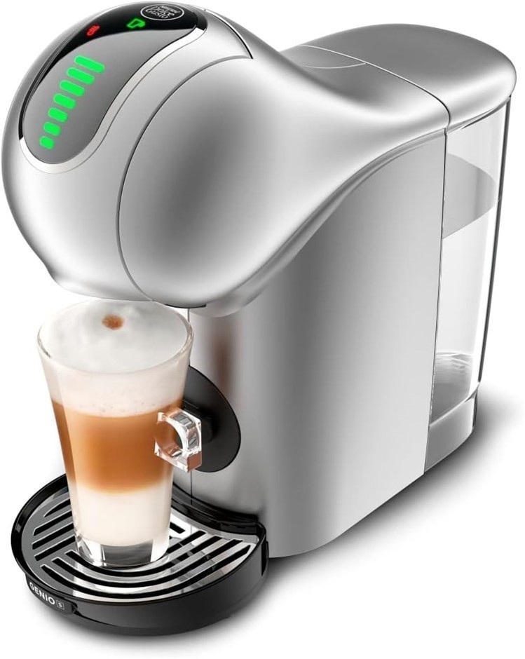 NESCAFE Dolce Gusto Genio S Touch Pod Capsule Coffee Machine, Silver.