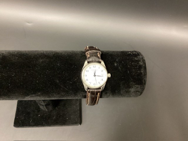 1 X Stamped Longines Auto Wrist Watch. On Strap