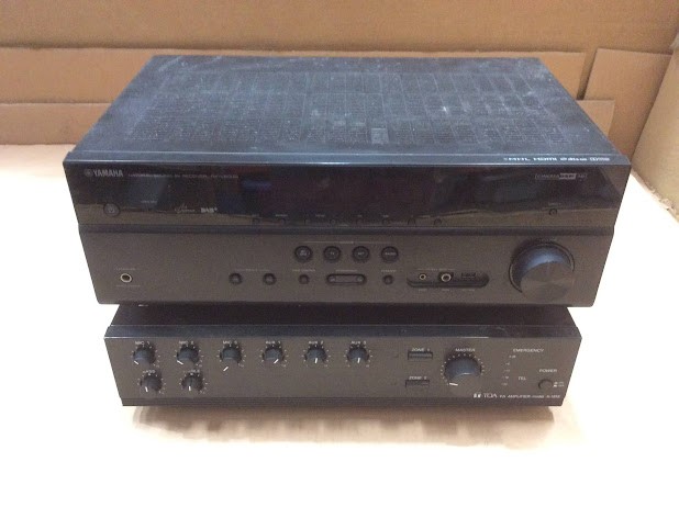 TOA/Yamaha Audio Amplifiers And AV Receivers Lot
