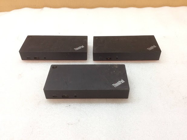 Lenovo LDC-G2 ThinkPad USB-C Dock Gen2 Docking Station (Lot of 3)