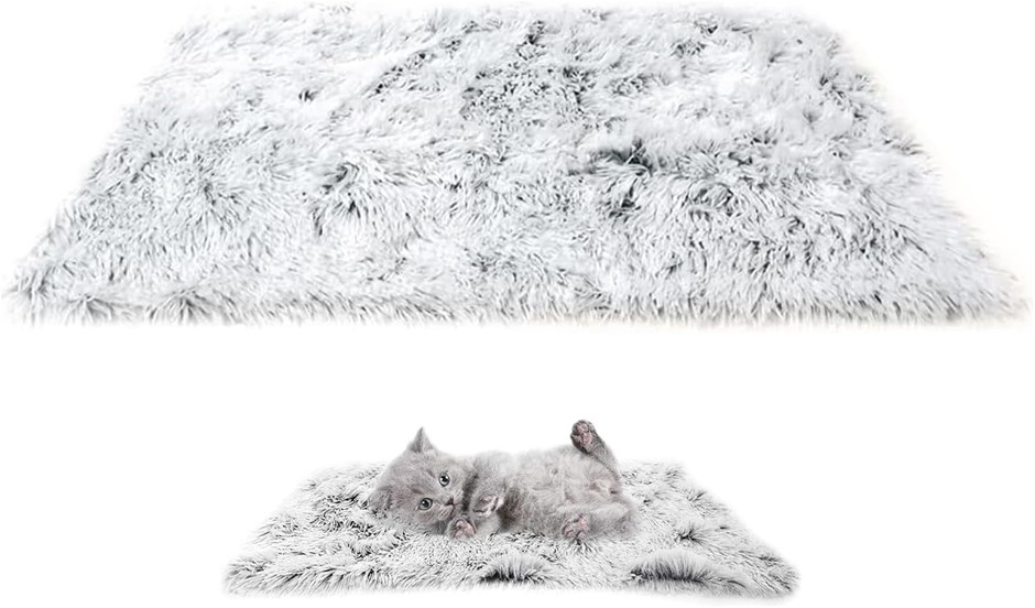 Fluffy Fleece Dog Blanket, Soft Faux Fur Pet Blanket, Waterproof & Warm Cat