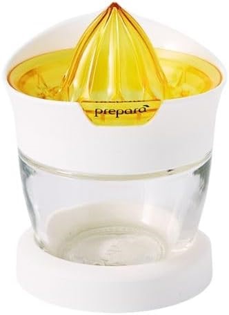 Prepara Juiciest Juicer – Glass Citrus Juicer with Reamer Flutes & Storage