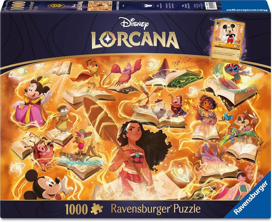 Ravensburger Disney Lorcana Amber 1000 Pieces Premium Jigsaw Puzzle for Adu
