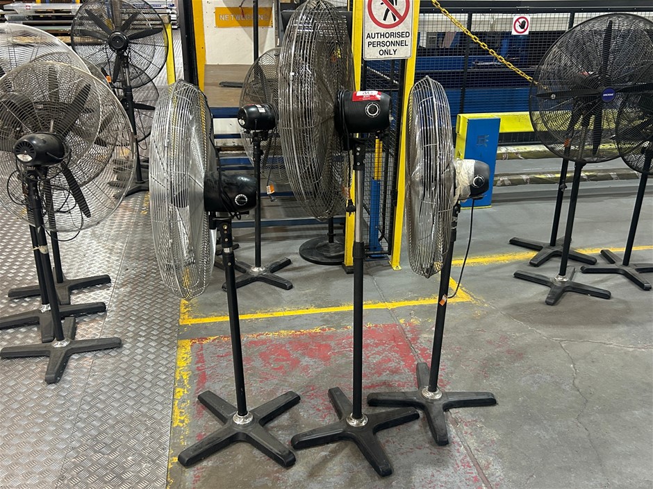 3 x Pedestal Fans