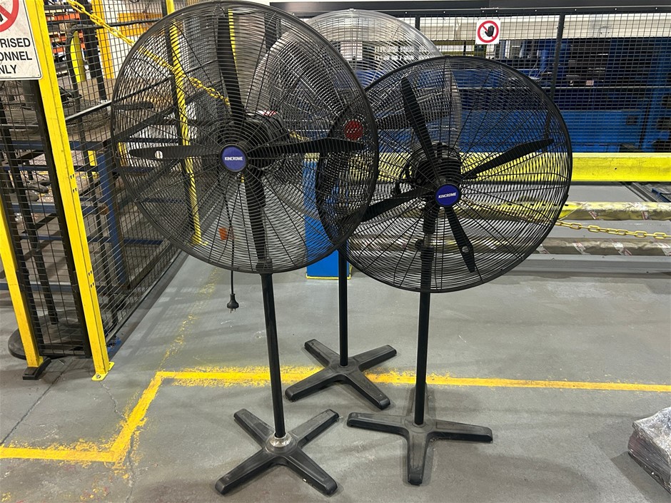 3 x Pedestal Fans