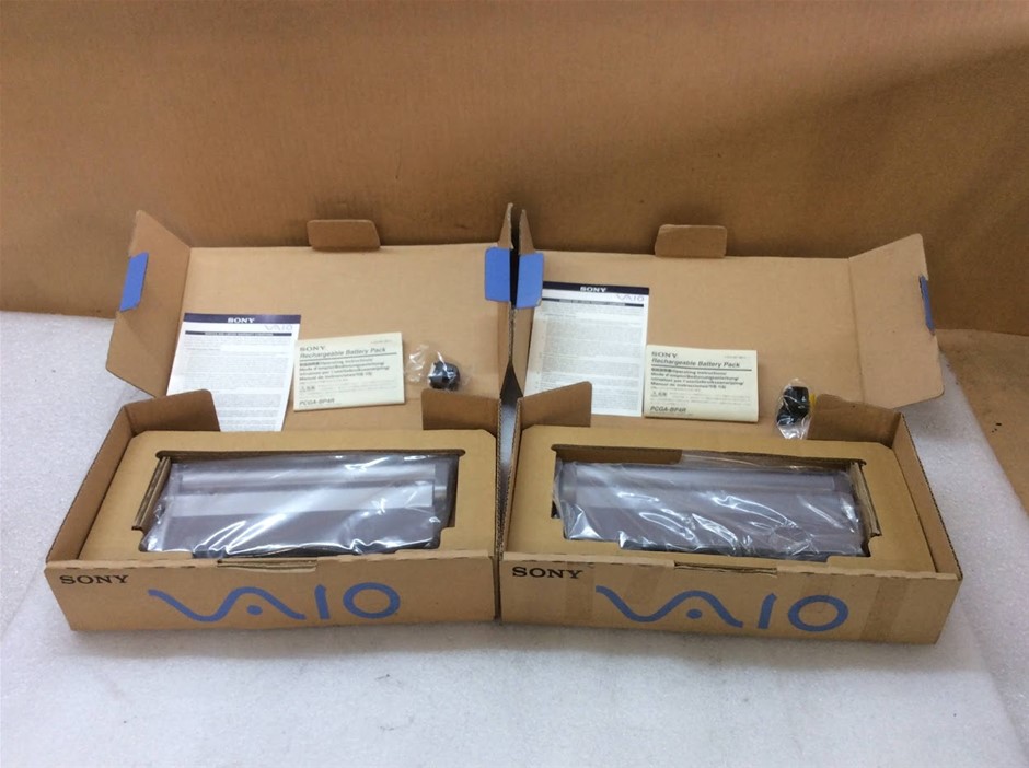 Sony PCGA-BP4R Rechargeable Battery Pack - New Unboxing (Lot Of 2)
