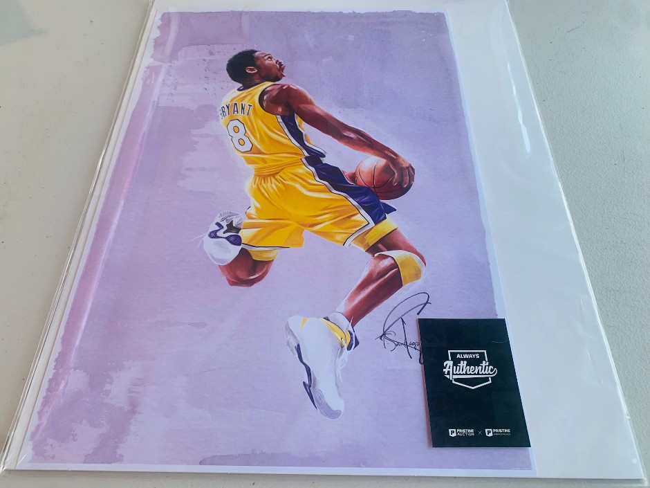 Signed Kobe Bryant Lithograph - Pristine HOLO and COA authentication