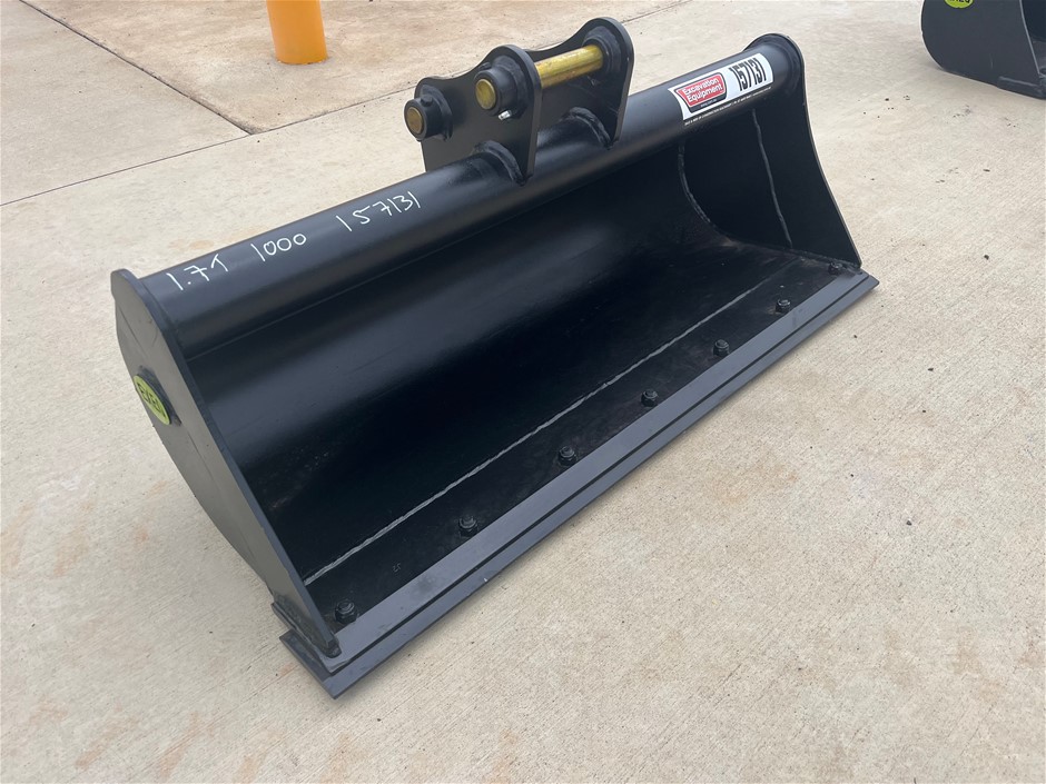 1000mm Mud Bucket to Suit 1-3T Excavator(Unused)
