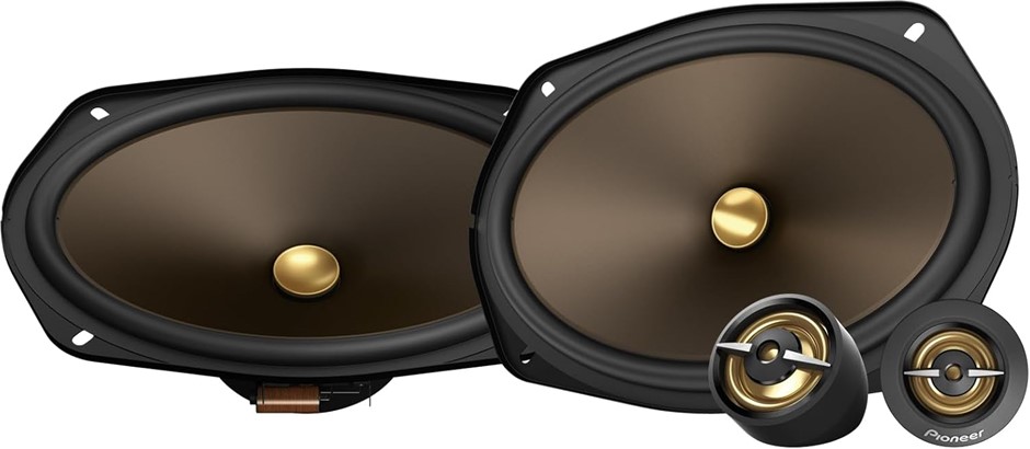 PIONEER A-Series MAX TS-A693CH, 2-Way Component Car Audio Speakers, Full Ra