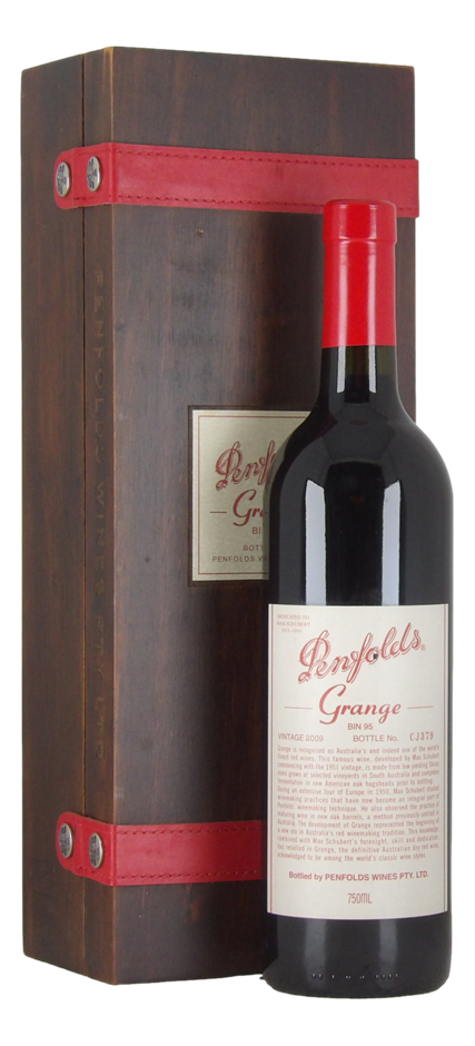 Penfolds Bin 95 Grange 2009 Bottle No.CJ379 (1x 750mL), SA. Cork