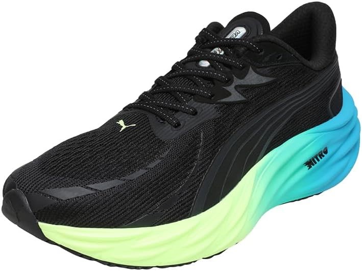 PUMA Men's Velocity Nitro 4 Running Shoe, US13/UK12/ EU47, PUMA Black/Speed