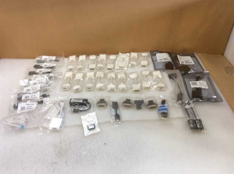 Mixed Brand Video Adapters - New (Lot of 40)