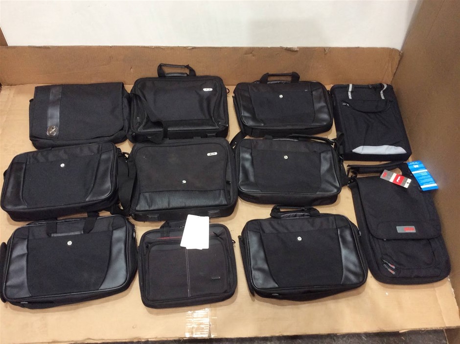 Mixed Brand Laptop Carrying Cases & Briefcases Lot (Lot of 11)