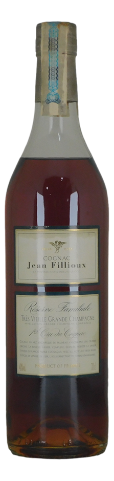 Jean Fillioux Tres Vieille Grande Champagne Cognac (1x 700mL) France.