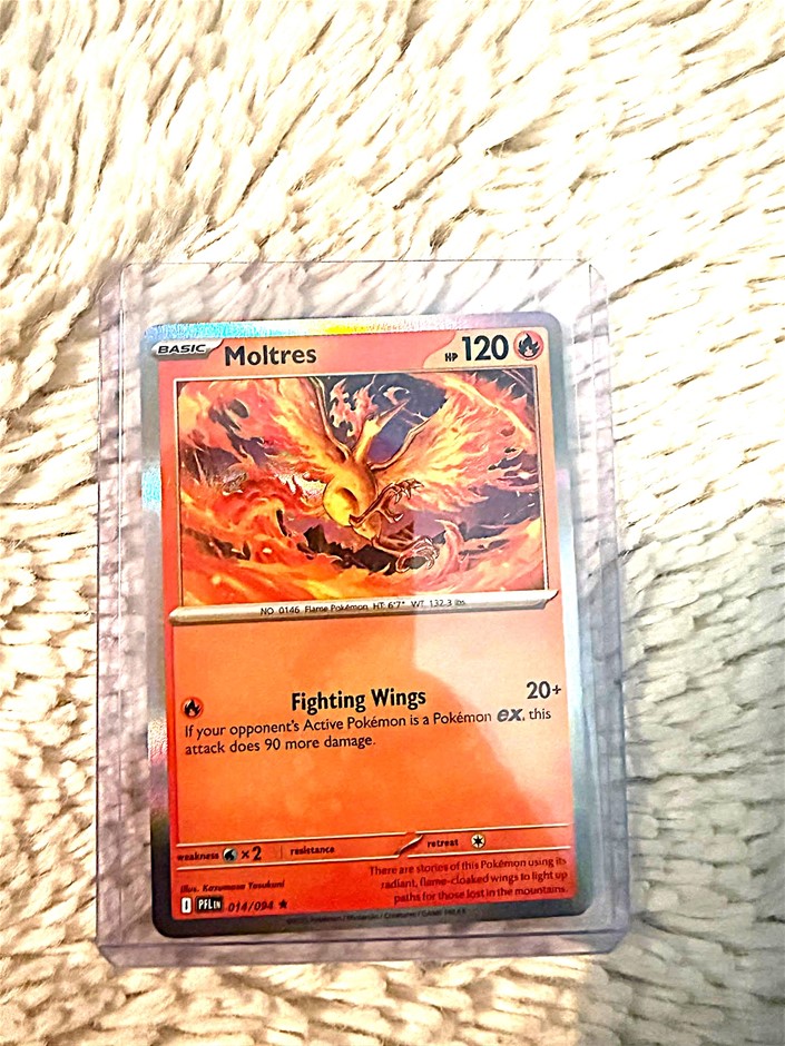 English Moltres 014/094 Play! Pokémon Prize Pack Holo