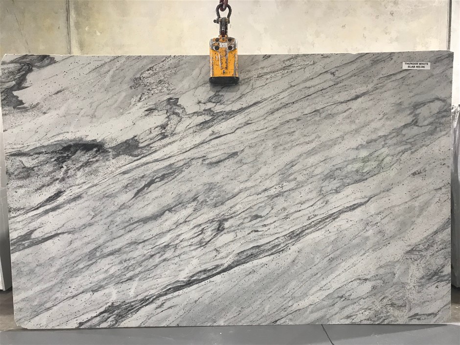 Granite Stone Slabs Thunder White POLISHED (INDIA)