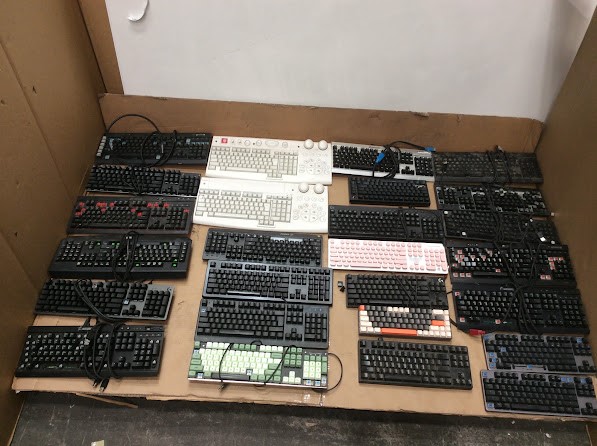 Corsair Mixed Brand and Model Computer Keyboard (Lot of 26)