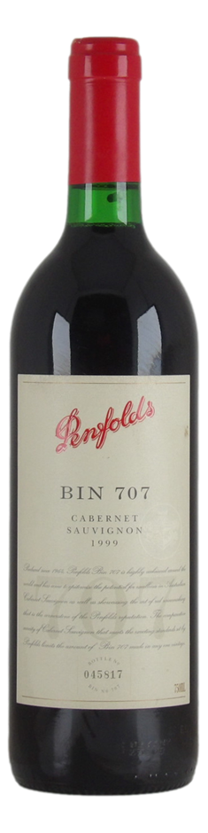 Penfolds Bin 707 Cabernet Sauvignon 1999 (1x 750mL) SA.