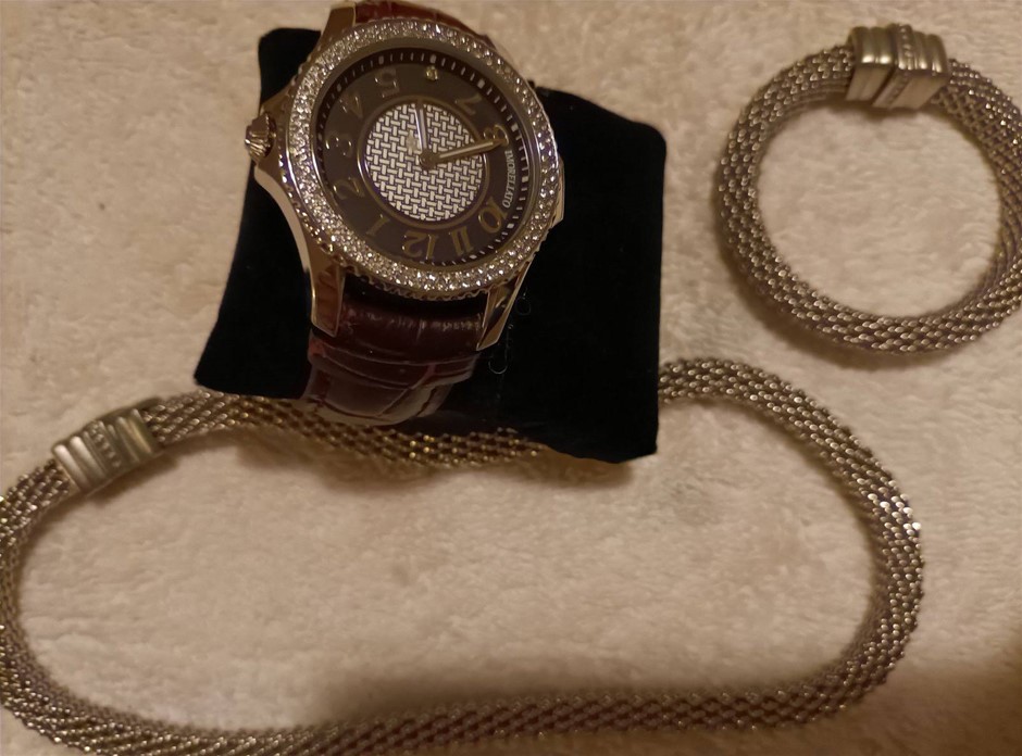 Morellato Ladys Italian diamond watch As New with Magnetic Connection