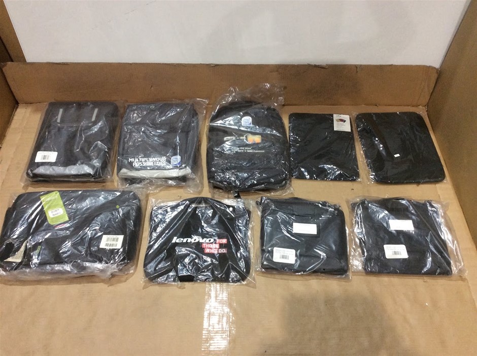Mixed Brand Laptop Bags & Laptop Sleeves - New (Lot of 9)