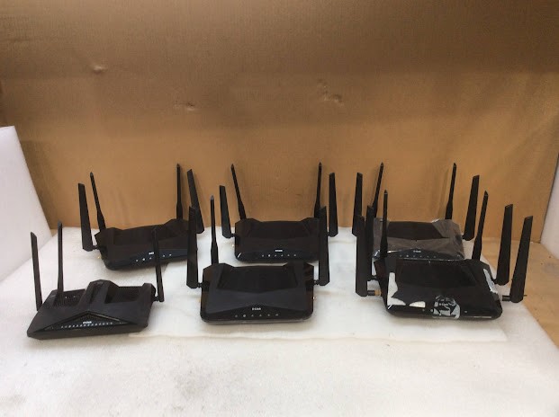 D-Link DIR-X5460& Wireless Router&DSL-X1852E Wireless Router (Lot of 6)