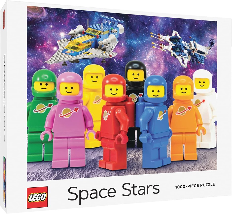 Chronicle Books LEGO Space Stars 1000-Piece Puzzle NB: opened packaging